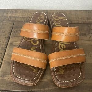 Sam Edelman Gala Sandals‎ in Saddle Leather, size 8.5